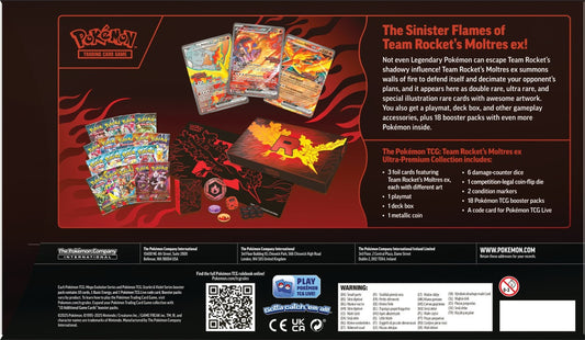 Pokémon TCG: Team Rocket's Moltres ex Ultra-Premium Collection