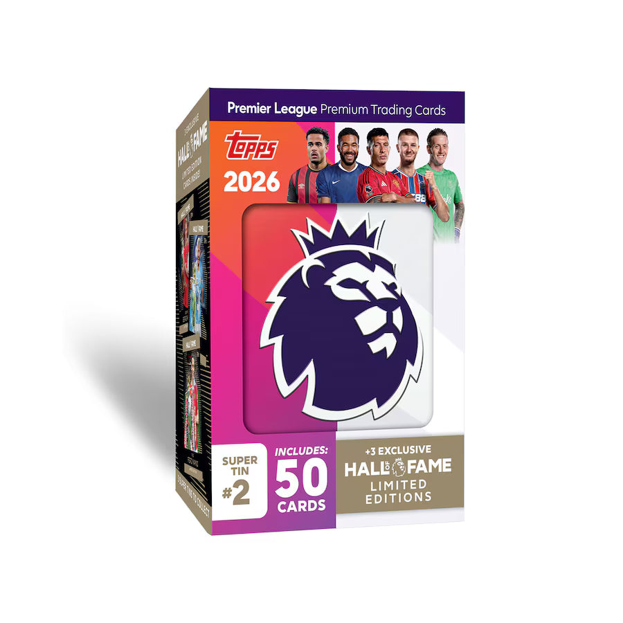 Topps Premier League 2025/26 Super Tin (Hall of Fame Series)