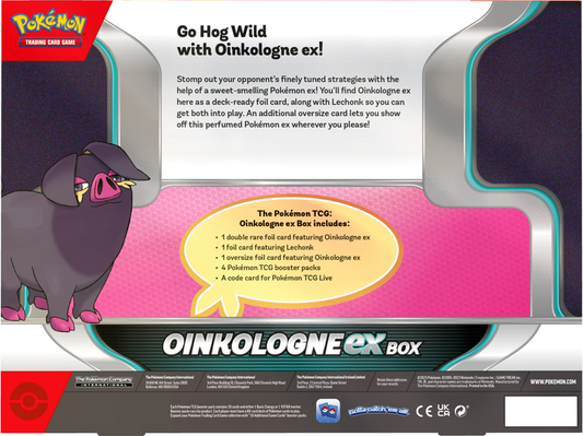 Pokémon TCG: Oinkologne ex Box