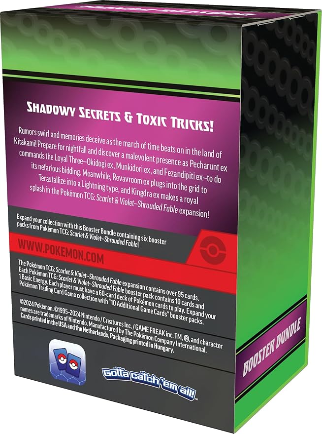 Pokémon TCG: Scarlet & Violet-Shrouded Fable Booster Bundle (6 Packs)