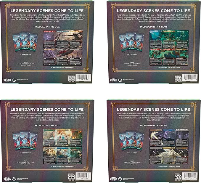 Magic: The Gathering - Lord of the Rings: Tales of Middle-Earth Holiday Scene Case (all FOUR scenes)