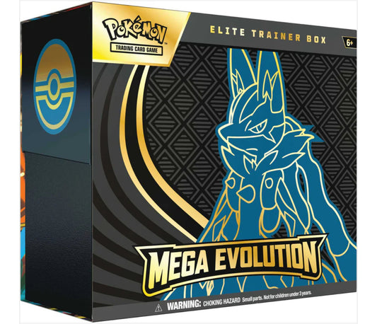 Pokémon TCG: H2 2025 Subscription - 3 Elite Trainer Boxes (Destined Rivals, Black Bolt/White Flare, Mega Evolution)