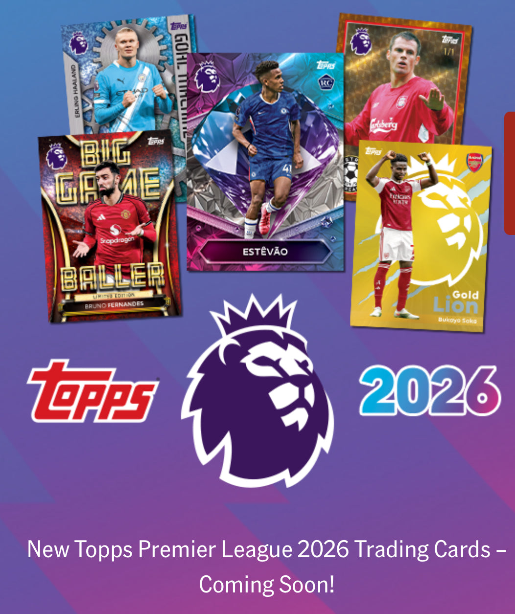 Topps Premier League 2025/26 Super Tin (Hall of Fame Series)