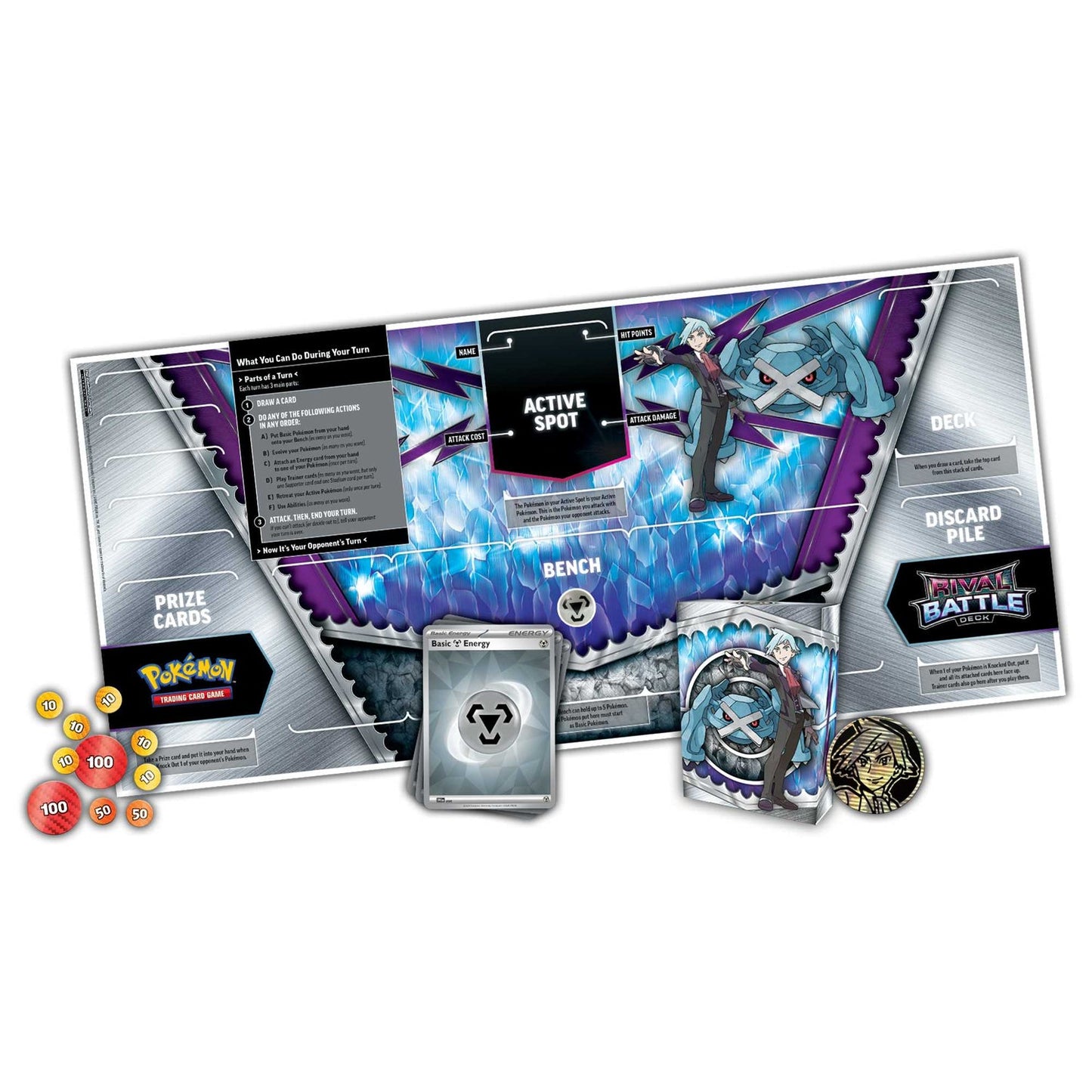 Pokemon TCG: Rival Battle Deck - Marnie / Steven