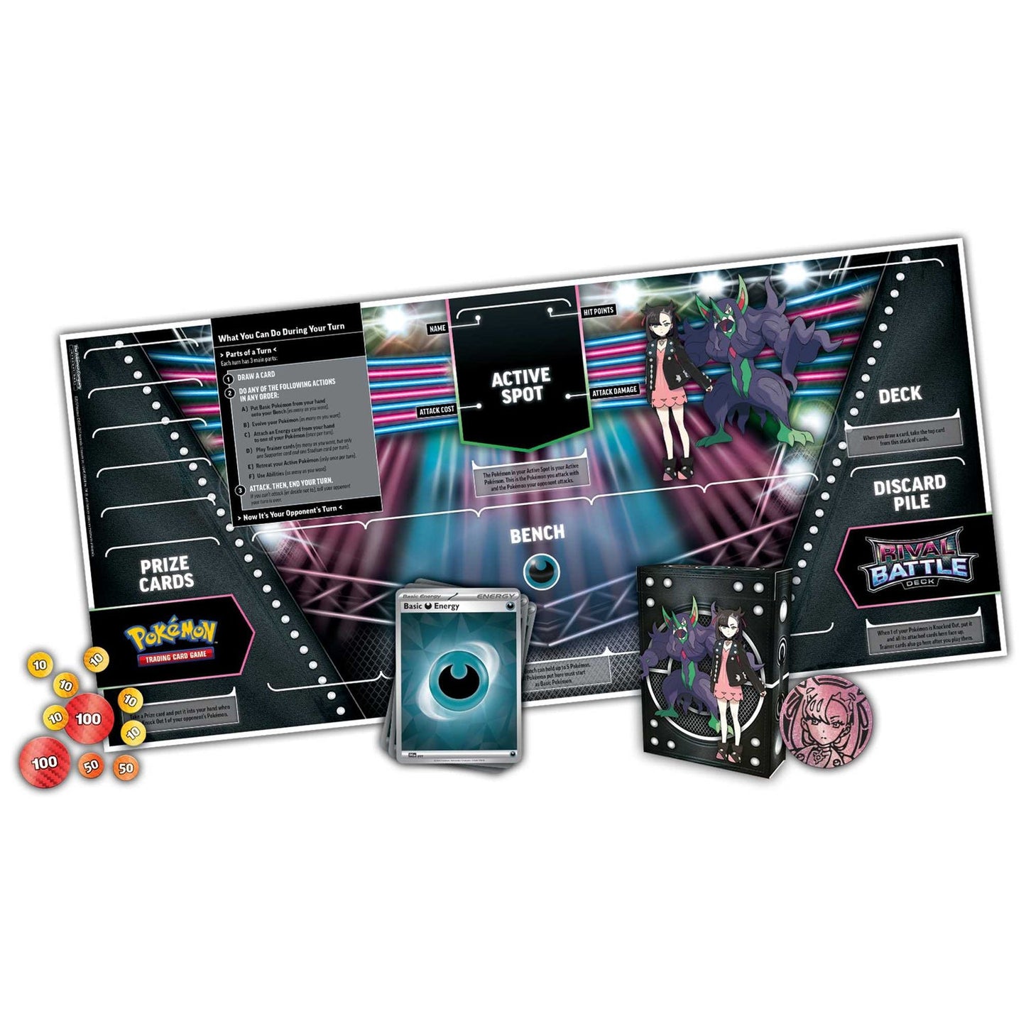 Pokemon TCG: Rival Battle Deck - Marnie / Steven