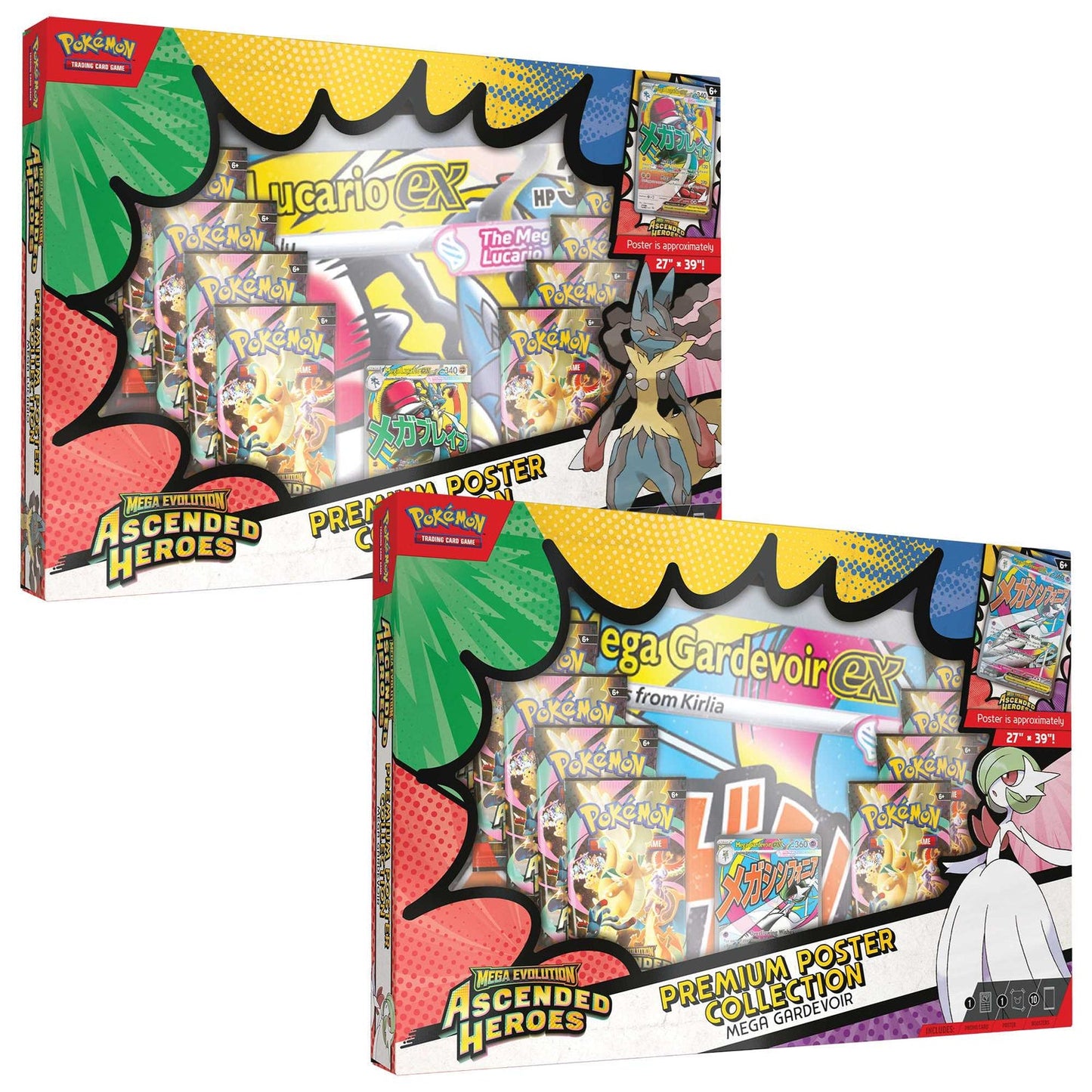 Pokémon TCG: Mega Evolution Ascended Heroes - Premium Poster Collection