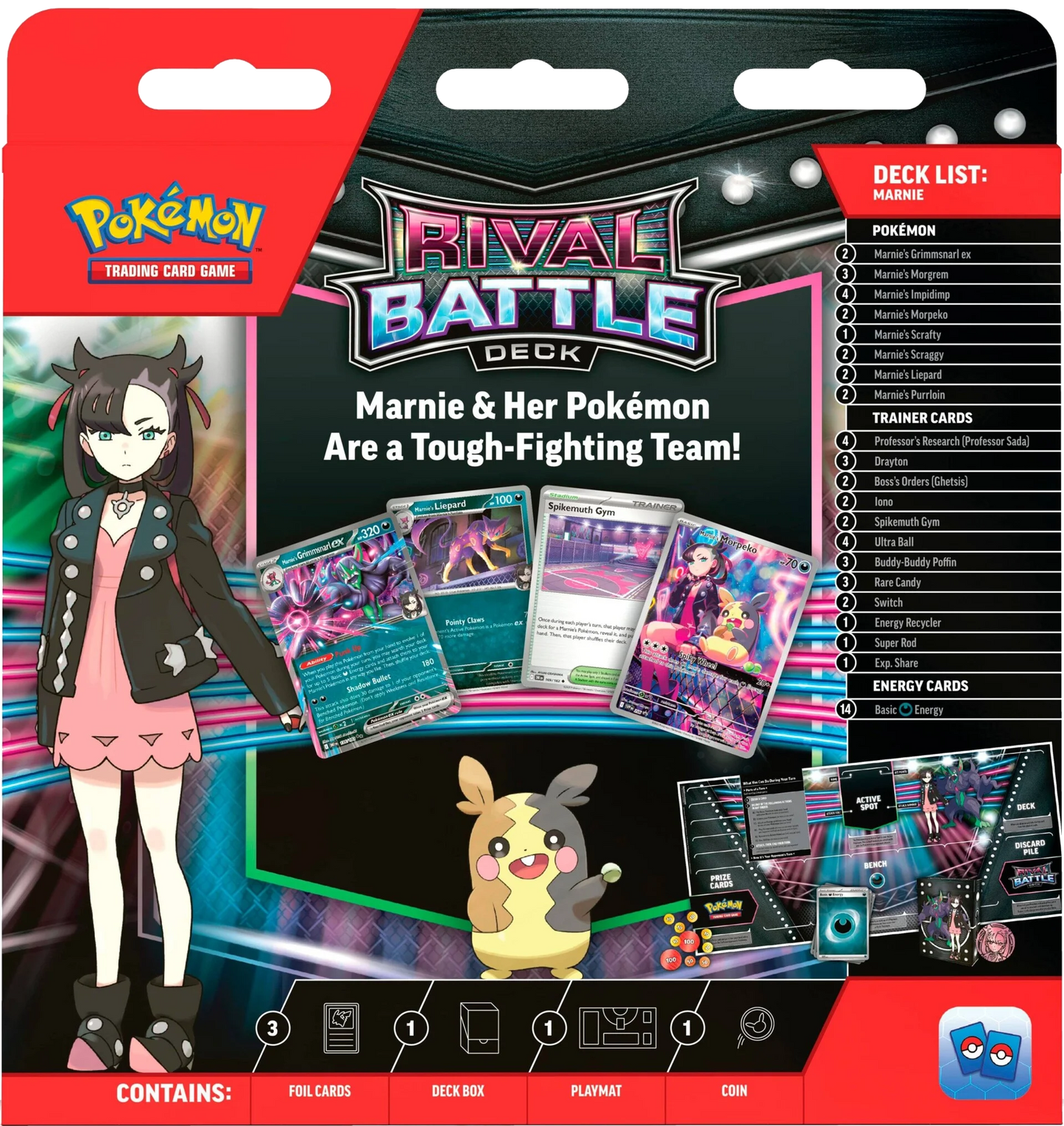 Pokemon TCG: Rival Battle Deck - Marnie / Steven