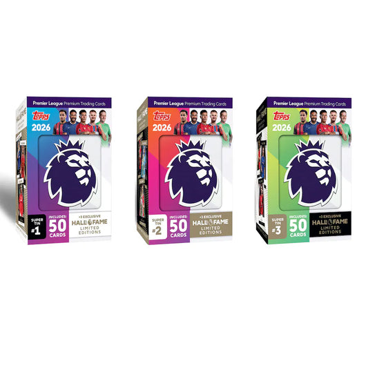 Topps Premier League 2025/26 Super Tin (Hall of Fame Series)