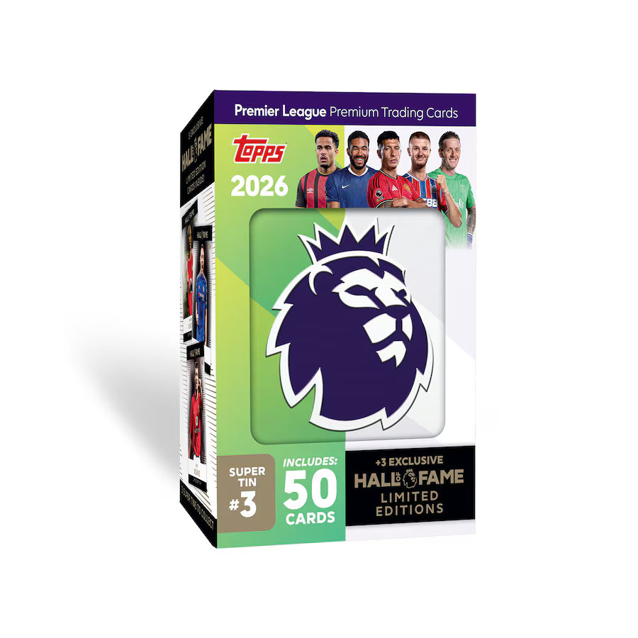 Topps Premier League 2025/26 Super Tin (Hall of Fame Series)