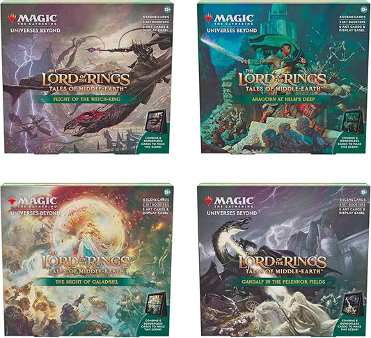 Magic: The Gathering - Lord of the Rings: Tales of Middle-Earth Holiday Scene Case (all FOUR scenes)