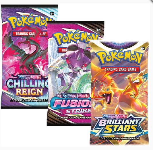 Pokémon TCG: Pikachu V Showcase Box (1 Foil Promo Card and 3 Booster Packs)