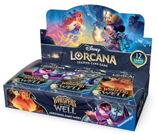Disney Lorcana Trading Card Game - Whispers in the Well (Set 10) Booster Box (24 packs)
