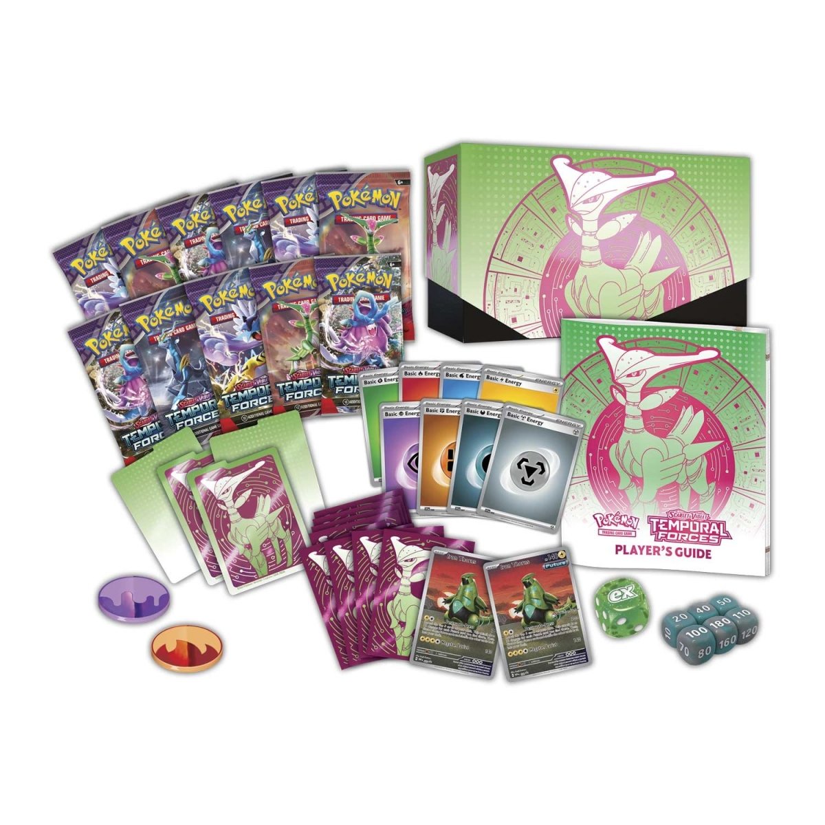 Scarlet & Violet-Temporal Forces Pokémon Center Elite Trainer Box (Iron Leaves)