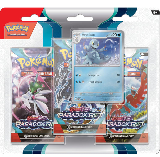Pokémon TCG: Scarlet & Violet—Paradox Rift Triple Pack - Arctibax (3 Booster Packs & Foil Promo Card)